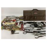 Craftsman Metal Toolbox With Mixed Hand Tools