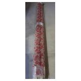 Red And Gray Patterned Carpet Roll