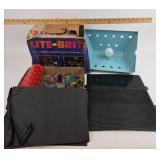 Lite Brite Set, Storage, Color Pegs, Panels