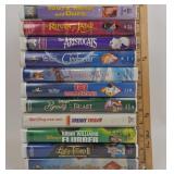 Disney VHS Cinderella, Aristocats, 101 Dalmatians