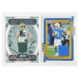 Ladd McConkey & Tucker Kraft Jersey Patch Cards