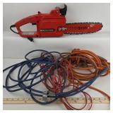 Craftsman 10 Inch Chainsaw, Industrial Cords