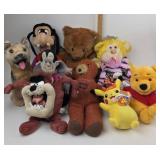 Pokemon Pikachu, Pooh, Goofy, Dracula Plush