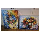 Leonid Afremov Floral Oil Paintings On Canvas (2)
