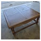 Wood Square Coffee Table 38 in. X 38 in. X 16 in.