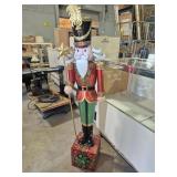 Three Kings InLit Giant Nutcracker On Gift Box