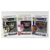 3 Funko Pops