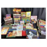 Books, Magazines, VHS Tapes, Scholastic Stencils,