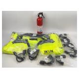 Kidde Fire Extinguisher, Safety Vests, SVGA Cords