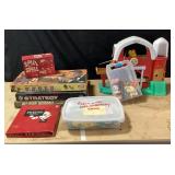 Board Games, Fisher-Price Little People Barn