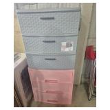 Sterlite Weave 3 Drawer Storage Unit (Gray)