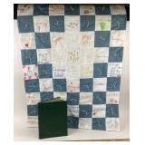 1990-91 Croninger School Quilt, 1949-50 Yearbook