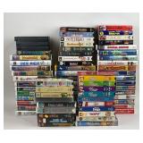 VHS Tapes Including Disney, Comedy, Drama