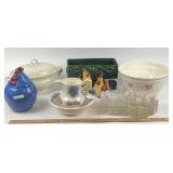 MCM Planter,Tableware Mikasa Auntie Em Glassware