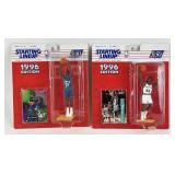 Kevin Garnett Rookie & David Robinson NOS Starting