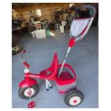 Radio Flyer Red Tricycle With Push Handle