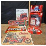 Coca Cola Tin Signs, Corvette Carrier, Sprint Car