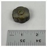 Sterling Silver Flower-Shaped Pill Box