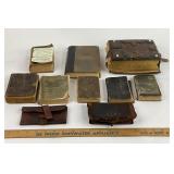 Civil War Era Books, Documents, Leather Cases