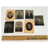 Seven 19th Century Tintype Photographs