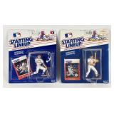 Wade Boggs & Cory Snyder NOS Starting Lineup
