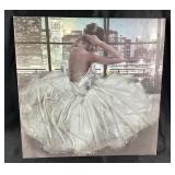 Ballerina Wall Art on Stretched Canvas