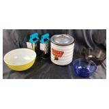 Pyrex Yellow Bowl, Anchor Bowls, Slow Cooker Set
