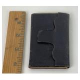 1857 Leather-Bound Handwritten Diary