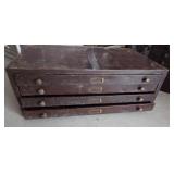 Metal Watchmakers Storage Cabinet