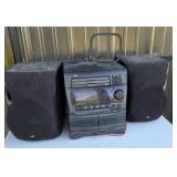JVC Stereo Receiver CA-D4T With SP-D4 Speakers