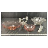 Depression Glass, Candle Holder, Westmoreland Slip