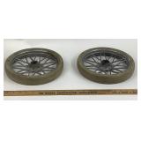 BMW Snowflake Wheels with Solid Tires