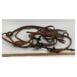 Reproduction US Calvary Curb Bit, Headstall, Reins