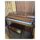 Wurlitzer Piano With Piano Bench
