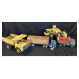Vintage Metal Tonka, Dump Trucks, Semi Collection