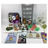 Figurines, Glass Bird, Books, Miller High Life Mug