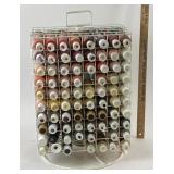 Rotating Rack With Acrylic Craft Paint Bottles
