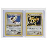 2 Pokemon Vintage First Edition Cards