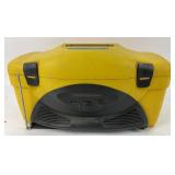 Polar Blast Radio Cooler Yellow Plastic