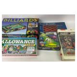 Board Games, Allowance, Checkers, Pinball