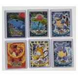 6 Pokemon Vintage Topps Cards