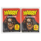 2 Vintage Topps Harry and The Hendersons Packs