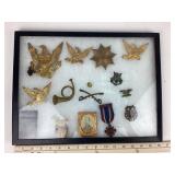 Military Insignia, Medals, tin type