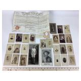 Cabinet Cards, 2 Tin Types, Photos, Land Grant