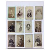 12 Portrait Cabinet Cards