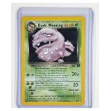 Pokemon Vintage Holographic Dark Weezing Card