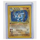 Pokemon Vintage Holographic First Edition Machamp
