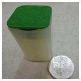 Roll of 20 - 2000 silver Eagles