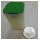 Roll of 20 - 2000 silver Eagles
