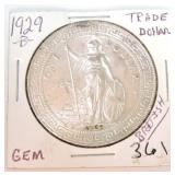 1929 British trade dollar